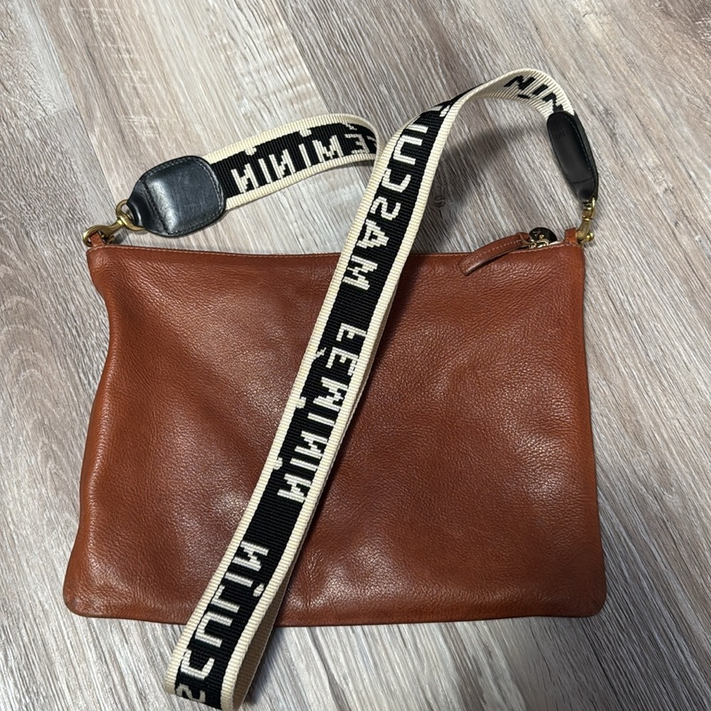 Clare V Sac Bretelle Tan with Masculin Feminin Strap